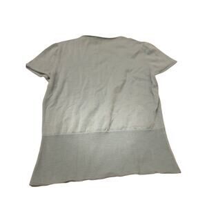 Vintage Marshall Field’s Sage 100% Wool Short Sleeve Sweater S